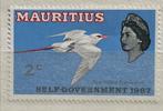Postzegel Mauritius, vogel, Postzegels en Munten, Ophalen of Verzenden, Dier of Natuur