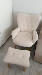 2X Fauteuil, Huis en Inrichting, Stoelen, Ophalen, Zo goed als nieuw, Wit, Twee