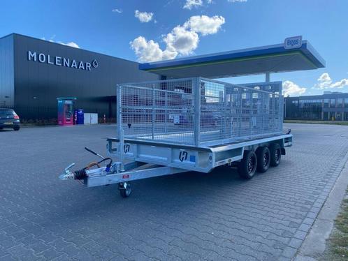 Henra machinetransporter met loofrekken - voorraad, Auto diversen, Aanhangers en Bagagewagens, Nieuw
