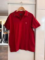 Emporio armani heren polo rood 3XL, Kleding | Heren, Grote Maten, Ophalen of Verzenden, Zo goed als nieuw, Rood, Shirt