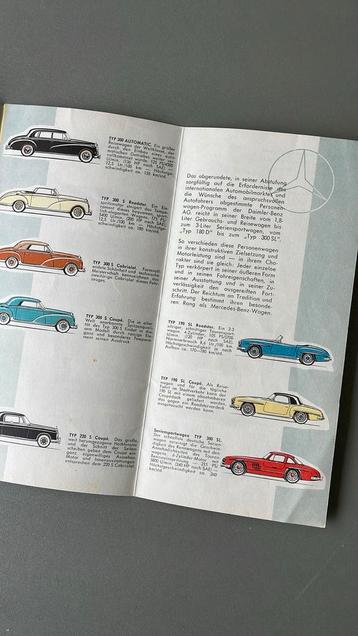 Folder Mercedes-Benz modellenoverzicht beschikbaar voor biedingen