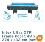 intex zwembad, Tuin en Terras, Zwembaden, 400 cm of meer, Gebruikt, Rechthoekig, Ophalen of Verzenden