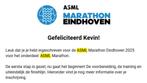 Startbewijs ASML hele marathon 2025, Overige merken, Verzenden, Overige typen, Nieuw