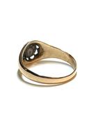 14k gouden ring met een roosdiamant, Ophalen of Verzenden, Goud, Ring, Met edelsteen