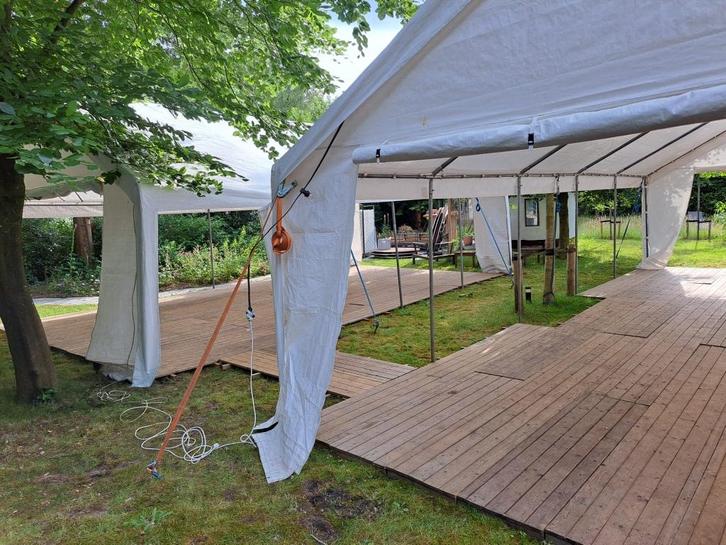 Partytent huren (alle maten) | Elburg en omstreken, Hobby en Vrije tijd, Feestartikelen | Verhuur, Zo goed als nieuw, Overige