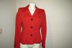 Gucci rode blazer zwarte merk knopen structuur stof IT 44