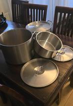 Pannen, Huis en Inrichting, Ophalen, Gebruikt, Aluminium, Pannenset