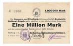 Duitsland 1 miljoen Mark 1923 Noodgeld Stollberg, Postzegels en Munten, Bankbiljetten | Europa | Niet-Eurobiljetten, Ophalen of Verzenden