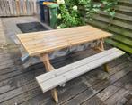 Picknicktafel inclusief tafelzeil, Tuin en Terras, Ophalen, Gebruikt, Rechthoekig