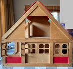 Poppenhuis met toebehoren, Ophalen, Zo goed als nieuw