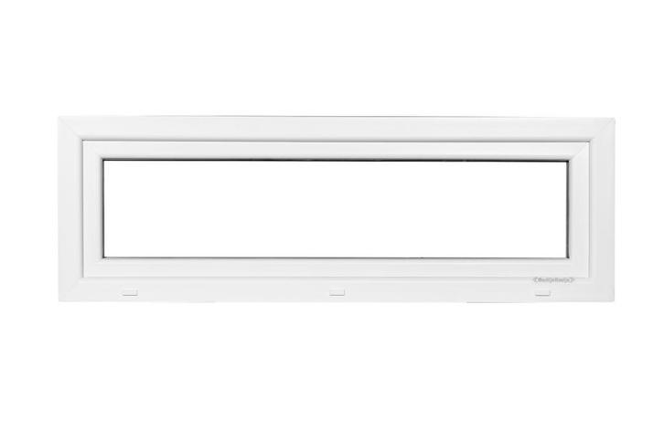 Kunststof Kozijn Kiep  B150 H50cm Wit, Doe-het-zelf en Verbouw, Kozijnen en Schuifpuien, Nieuw, Raamkozijn, Kunststof, Inclusief glas