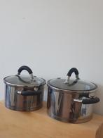 2 Sola pannen, zo goed als nieuw., Huis en Inrichting, Keuken | Potten en Pannen, Ophalen of Verzenden, Zo goed als nieuw, Rvs