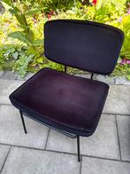 Zwarte loods5 stoel (velvet stof), Ophalen, Zwart, Stof, Eén