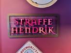 Straffe Hendrik bierbord met verlichting, Ophalen of Verzenden, Gebruikt, Lichtbak of (neon) lamp