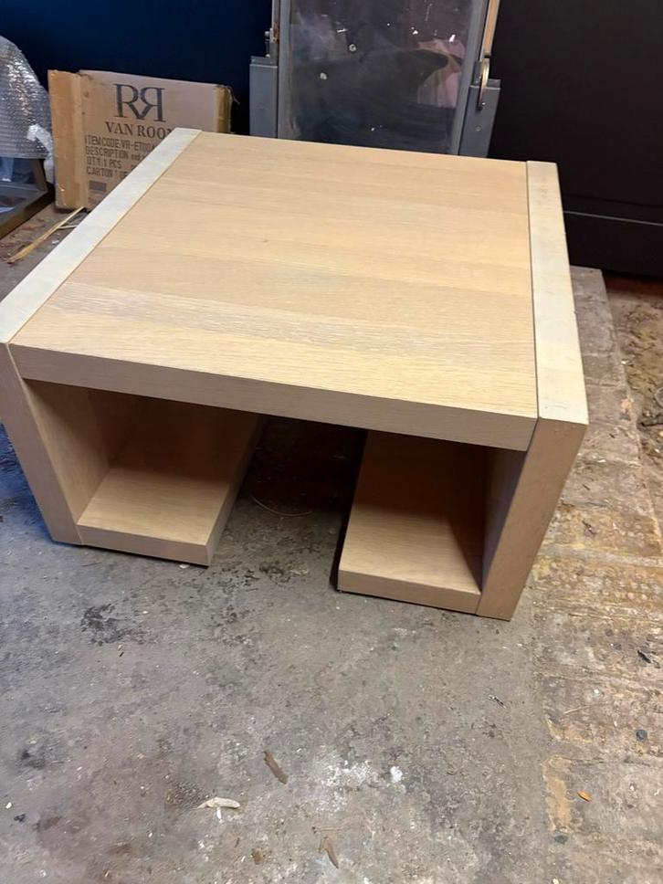 Karel Mintjens Quba Salontafel - 70x70cm, Huis en Inrichting, Tafels | Salontafels, Gebruikt, Minder dan 50 cm, 50 tot 100 cm