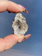 Agaat geode ketting hanger #1 edelsteen mineraal, Ophalen of Verzenden, Nieuw, Zilver, Overige materialen