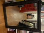 Large Wooden Frame Wall Mirror, 75 tot 100 cm, 100 tot 150 cm, Gebruikt, Rechthoekig