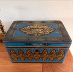 Vintage Beschuitbus met Gouden Decoratie, Antiek en Kunst, Ophalen of Verzenden