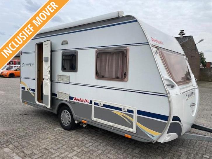 Dethleffs Camper 440 DB 2007; mover cassetteluifel voortent, Caravans en Kamperen, Caravans, Bedrijf, tot en met 4, 750 - 1000 kg