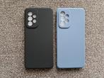 Mobielhoesje back cover Samsung Galaxy A53 5G zwart / blauw, Ophalen of Verzenden, Nieuw, Frontje of Cover