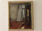 Kunst Reproductie  Adolph von Menzel ''De balkonkamer 1845'', Gebruikt, 50 tot 75 cm, Cornwallantiques@hotmail.com, Veenpolderstraat 37 2013 SV Haarlem