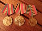 3 russische medaille hern 1918 en 2 -1945, Overige gebieden, Ophalen of Verzenden, Landmacht, Lintje, Medaille of Wings