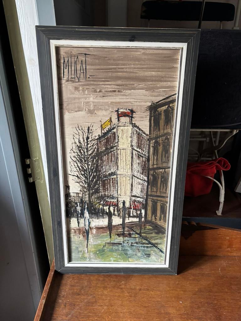 Mooi schilderij, Antiek en Kunst, Kunst | Schilderijen | Klassiek, Ophalen of Verzenden