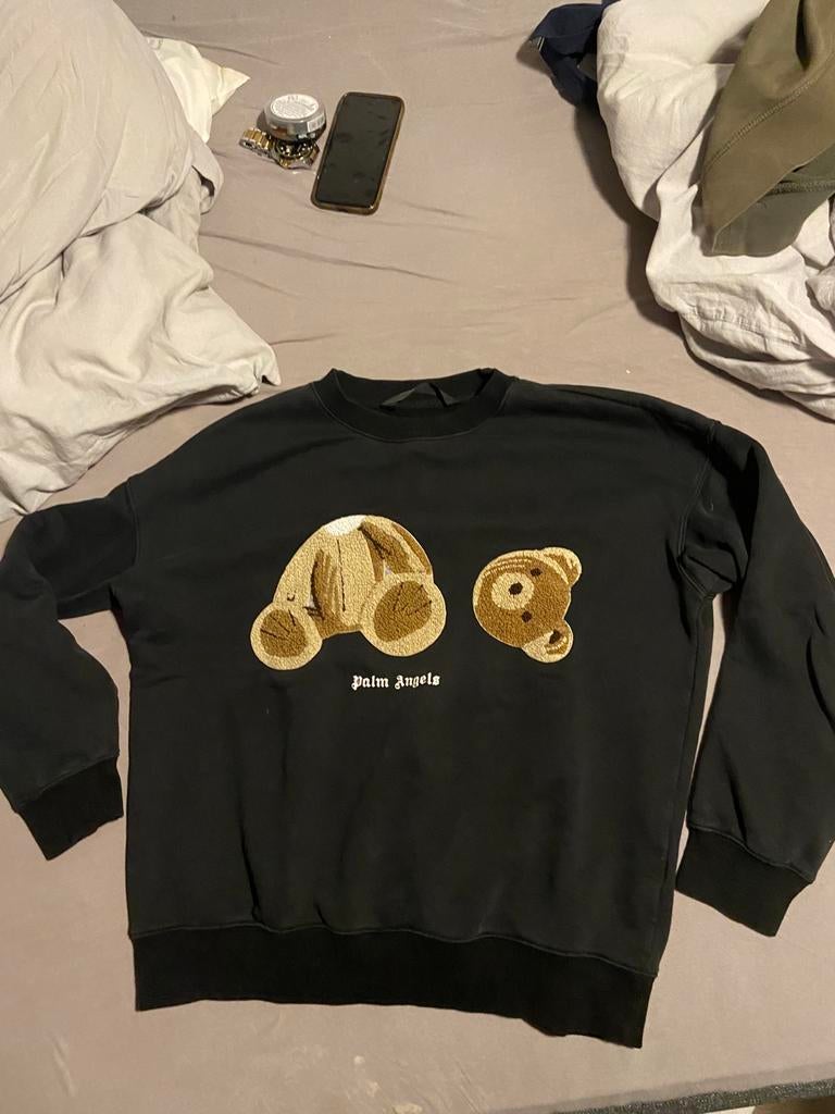 Palm angels trui, Ophalen of Verzenden, Zo goed als nieuw, Zwart