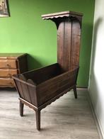 Antieke eikenhouten wieg, Kinderen en Baby's, Babywiegjes en Ledikanten, Ophalen