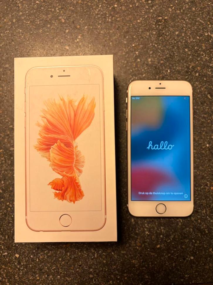Iphone 6s rose gold 32 GB, Telecommunicatie, Mobiele telefoons | Apple iPhone, Zo goed als nieuw, 32 GB, Zonder abonnement, Zonder simlock