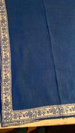 Linnen tafelkleed. Blau Zwiebelmuster 6 servetten, Antiek en Kunst, Antiek | Kleden en Textiel, Ophalen of Verzenden