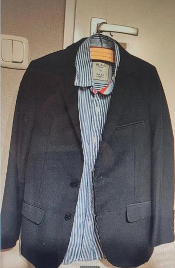 Zwarte kinder Colbert maat 128-140 en bijpassende blouse beschikbaar voor biedingen