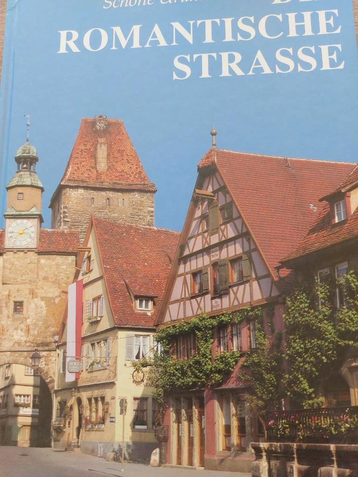 Romantische Strasse gids., Boeken, Reisgidsen, Gelezen, Reisgids of -boek, Europa, Overige merken, Ophalen of Verzenden