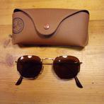 2x Rayban zonnebril bruin en zwart, montuur goud, Overige merken, Zonnebril, Bruin, Nieuw