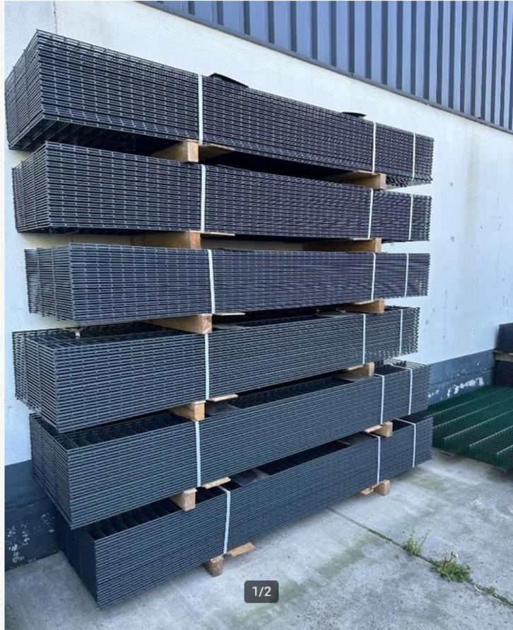 Dubbelstaafs hekwerken 30 stuks 60/250cm €435,-, Tuin en Terras, Gaas en Draad, Nieuw, Gaas, 20 meter of meer, Ophalen