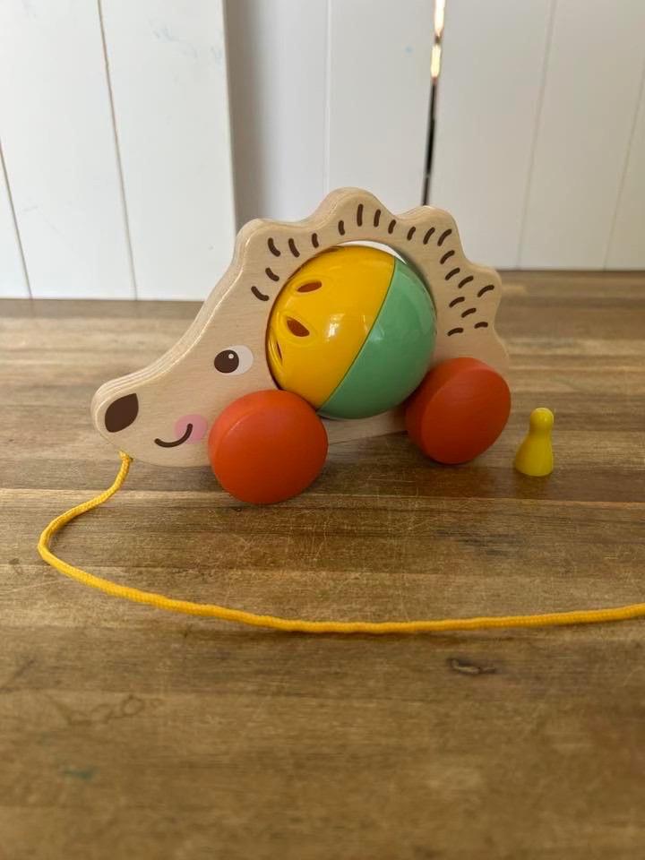 Ikea UppstÅ trekspeelgoed egel, Ophalen of Verzenden, Zo goed als nieuw, Duw- of Trekspeelgoed