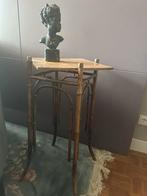 Vintage art nouveau, Jugendstil bamboe plantentafel, Huis en Inrichting, Gebruikt, Vierkant, Minder dan 50 cm, Ophalen of Verzenden