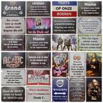 Budweiser king of beer bier license plate reclamebord metaal, Reclamebord, Info@deconoord.nl, Deco Noord, Monetpassage