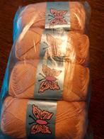Breigaren gemerceriseerd katoen roze/oranje, Ophalen of Verzenden, Zo goed als nieuw, Breien of Haken, Wol of Garen