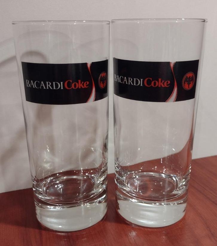 Bacardi & Coke Longdrink Mix Glas 25cl. (J2), Verzamelen, Merken en Reclamevoorwerpen, Gebruikt, Gebruiksvoorwerp, Ophalen of Verzenden