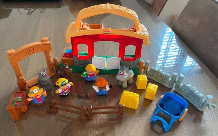Fisher Price Little People Boerderij, Kinderen en Baby's, Speelgoed | Fisher-Price, Zo goed als nieuw, Speelset, Met geluid, Ophalen of Verzenden