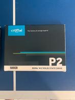 Crucial 2x P2 M.2 Solid State Drive 500GB, Computers en Software, Besturingssoftware, Ophalen of Verzenden, Nieuw