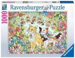 Ravensburger - Katten Vriendschap - 1000 stukjes, Nieuw, Ophalen of Verzenden, 500 t/m 1500 stukjes, Legpuzzel