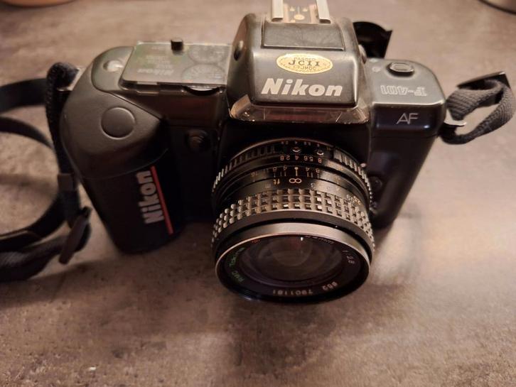 Nikon F-401 met Tokina 24mm lens, Audio, Tv en Foto, Fotocamera's Analoog, Gebruikt, Spiegelreflex, Nikon, Ophalen of Verzenden
