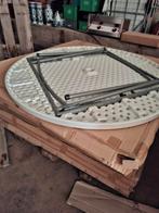 Nieuwe Klaptafel - 120cm Doorsnede, Tuin en Terras, Ophalen, Nieuw, Rond, Kunststof