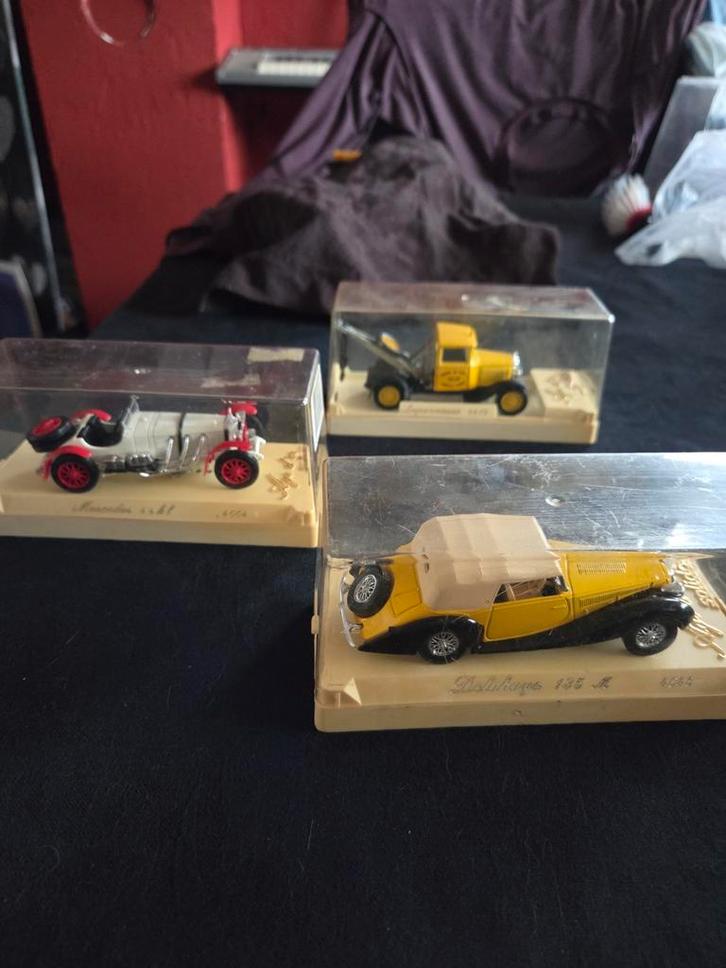 3x Age d'or Solido (Delahaye, Depanneuse, Mercedes), Hobby en Vrije tijd, Modelauto's | 1:43, Zo goed als nieuw, Auto, Solido