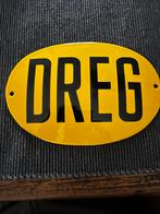 Emaille bordje. Ovaal 16,5x11,5., Ophalen of Verzenden