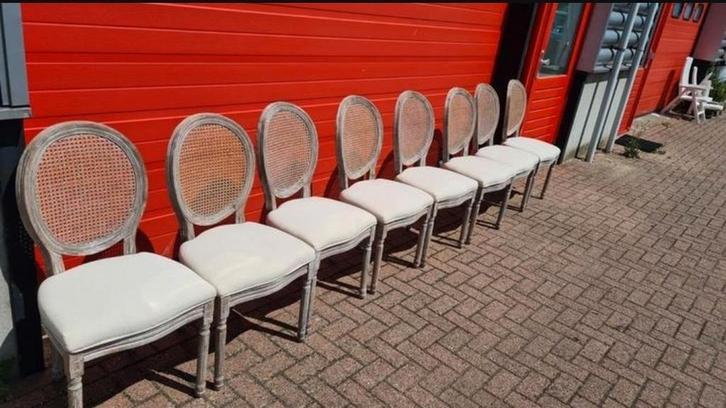 Eetkamerstoelen Prachtige vida XL stoelen set van 8 stoelen, Huis en Inrichting, Stoelen, Zo goed als nieuw, Vijf, Zes of meer stoelen