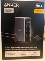 Anker Prime Charging Docking Station 14-in-1, Computers en Software, Dockingstations, Verzenden, Nieuw, Anker, Docking station