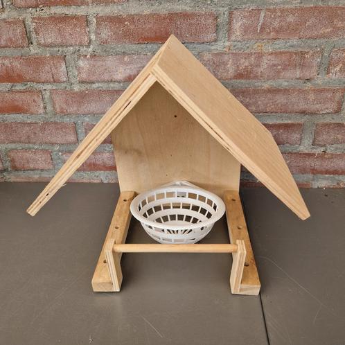 Handgemaakt Vogelhuisje met Nestmandje, Tuin en Terras, Vogelhuisjes en Vogelbaden, Zo goed als nieuw, Ophalen of Verzenden
